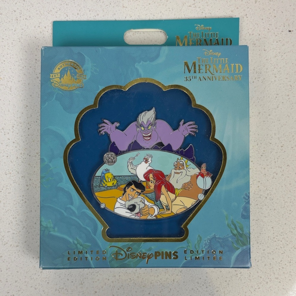 Disney The Little Mermaid Anniversary Pin Set - Limited 3000pcs